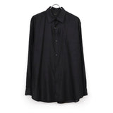 ウールシルク コモリシャツ CHARCOAL