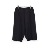 LWコットン裏毛 ショーツ BLACK
