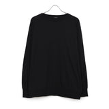 THINコットン クルーネック BLACK