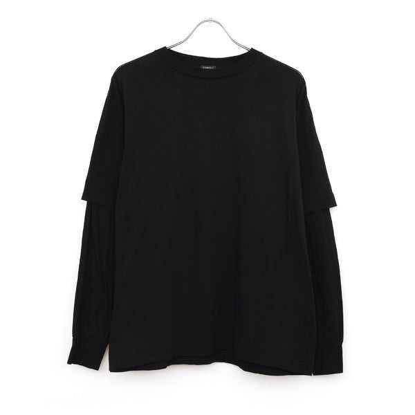 THINコットン レイヤードTシャツ