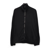 THINコットン ジップジャケット BLACK