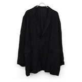 リネンサテン フロックコート BLACK