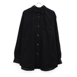 コーデュロイ コモリシャツ BLACK