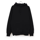 コットン裏毛 パーカ BLACK