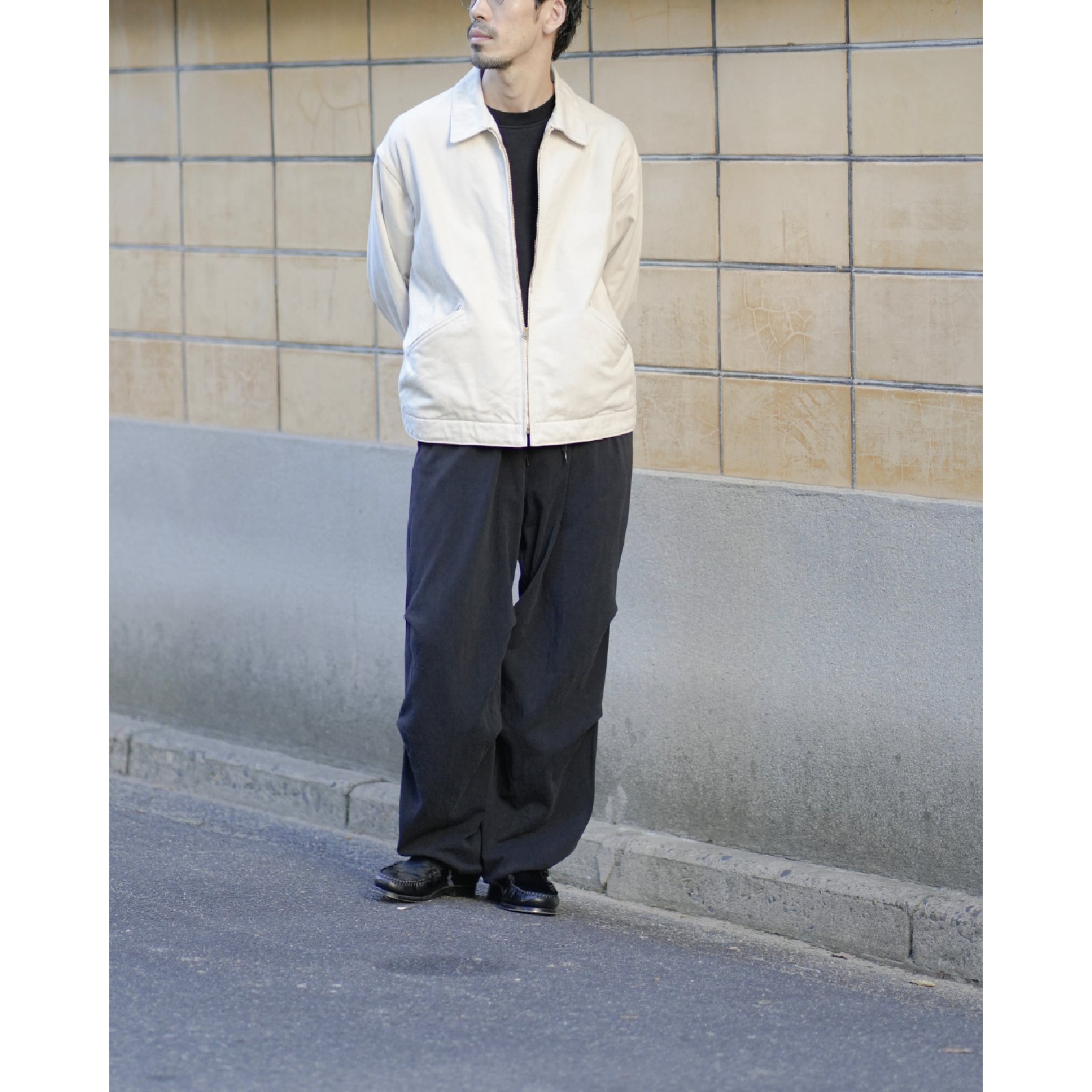 コットンツイル ジップショートジャケット | ref. / Web Store