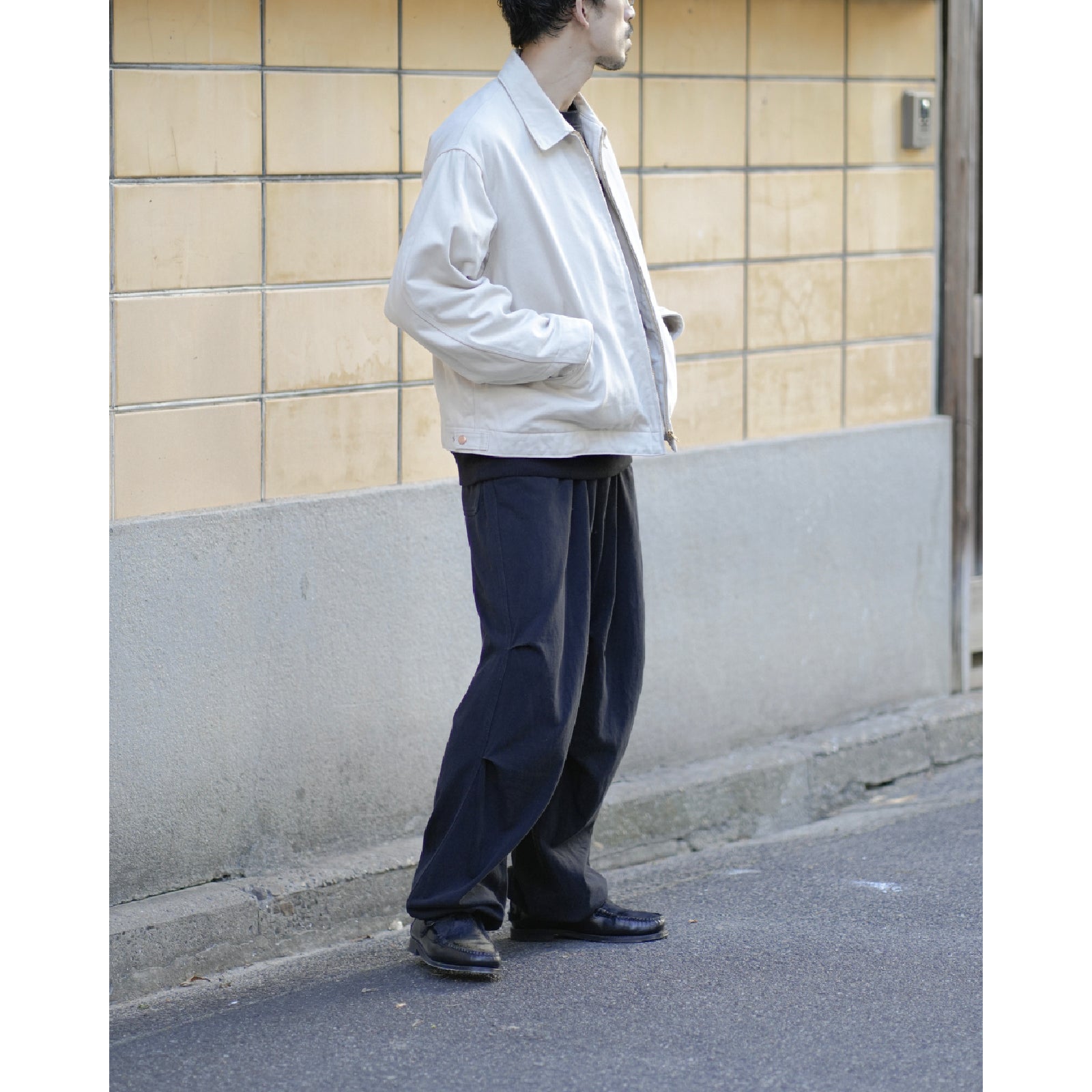 コットンツイル ジップショートジャケット | ref. / Web Store