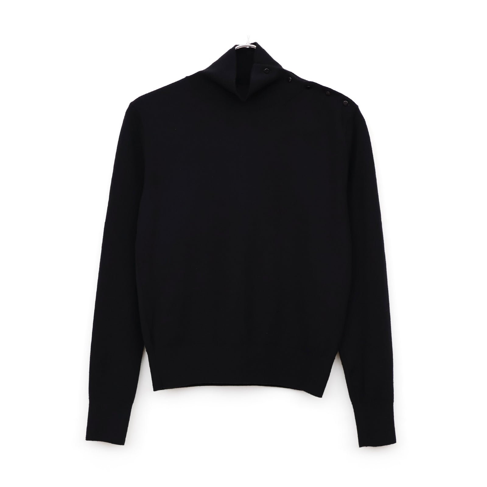 ショルダーボタン ハイネックニット(women's)
