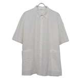 Side pocket S/S shirt WHITE