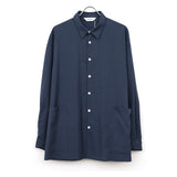 Side pocket L/S shirt BLUE GRAY
