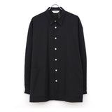 Side pocket L/S shirt BLACK