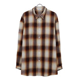 Oversized shirt BROWN