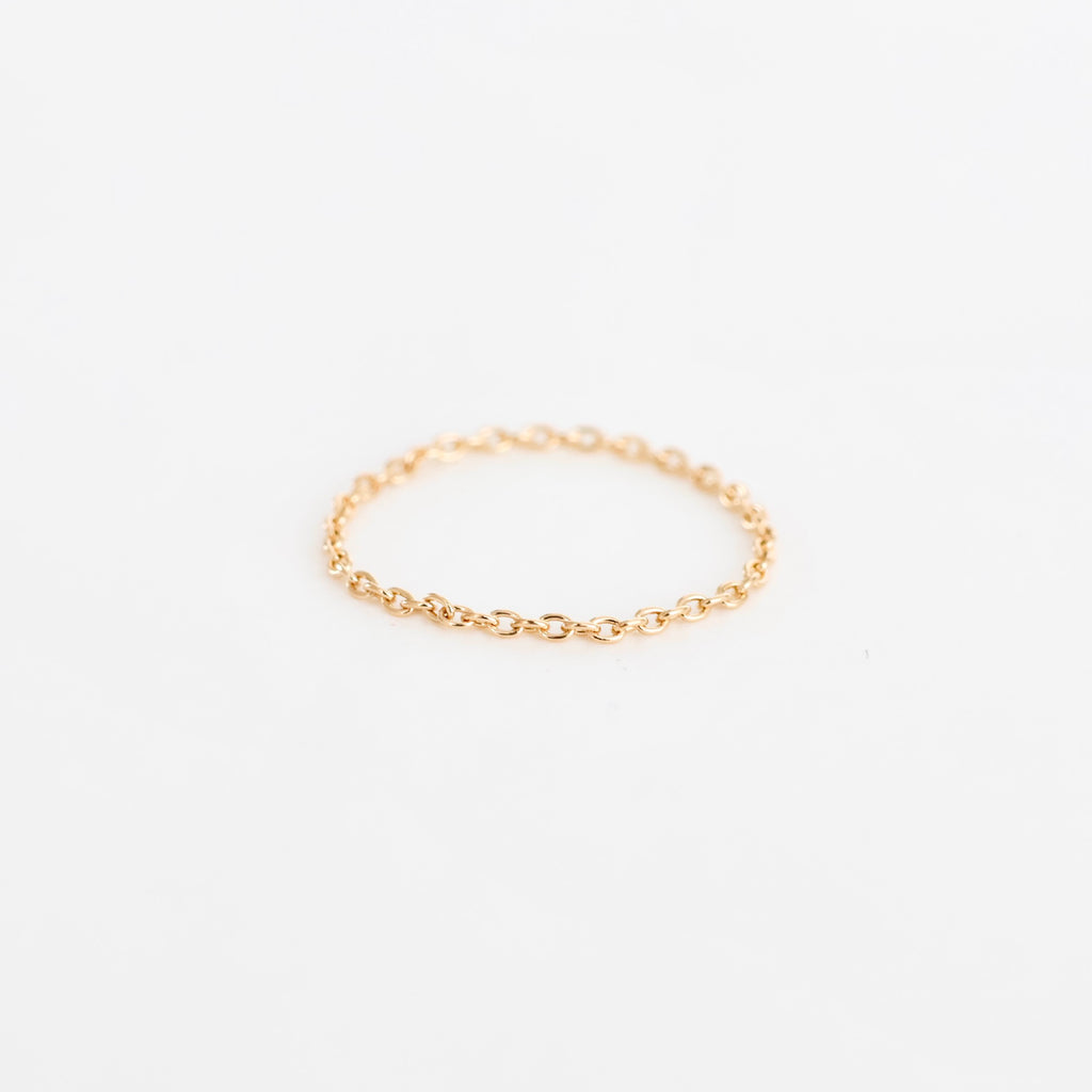 SL046 / TWNKL AZK NARROW RING 10K