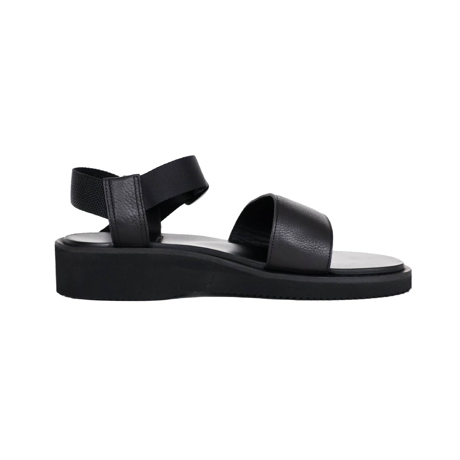 Sandals / Grained leather