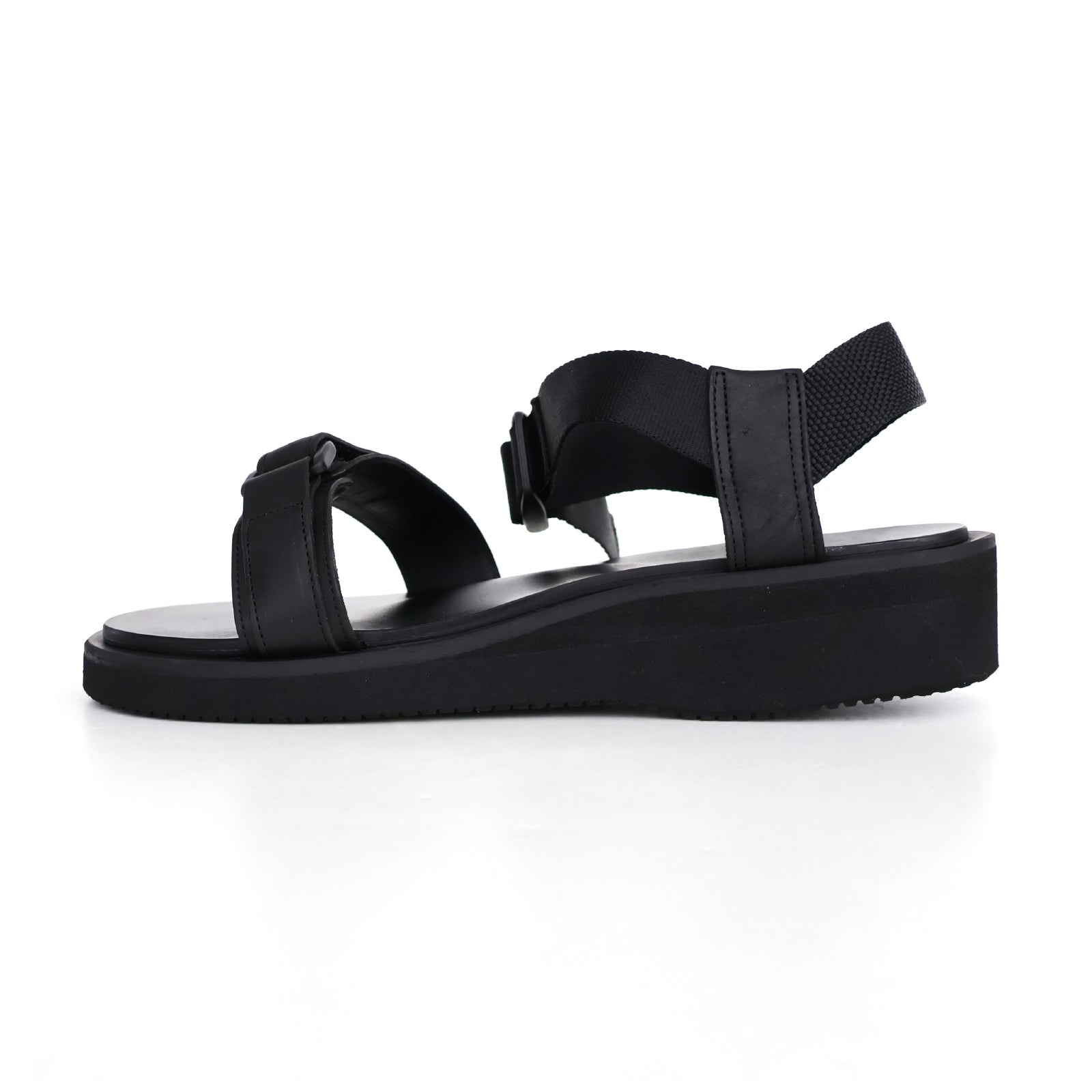 New Sandals with Velcro Straps in Smooth Leather