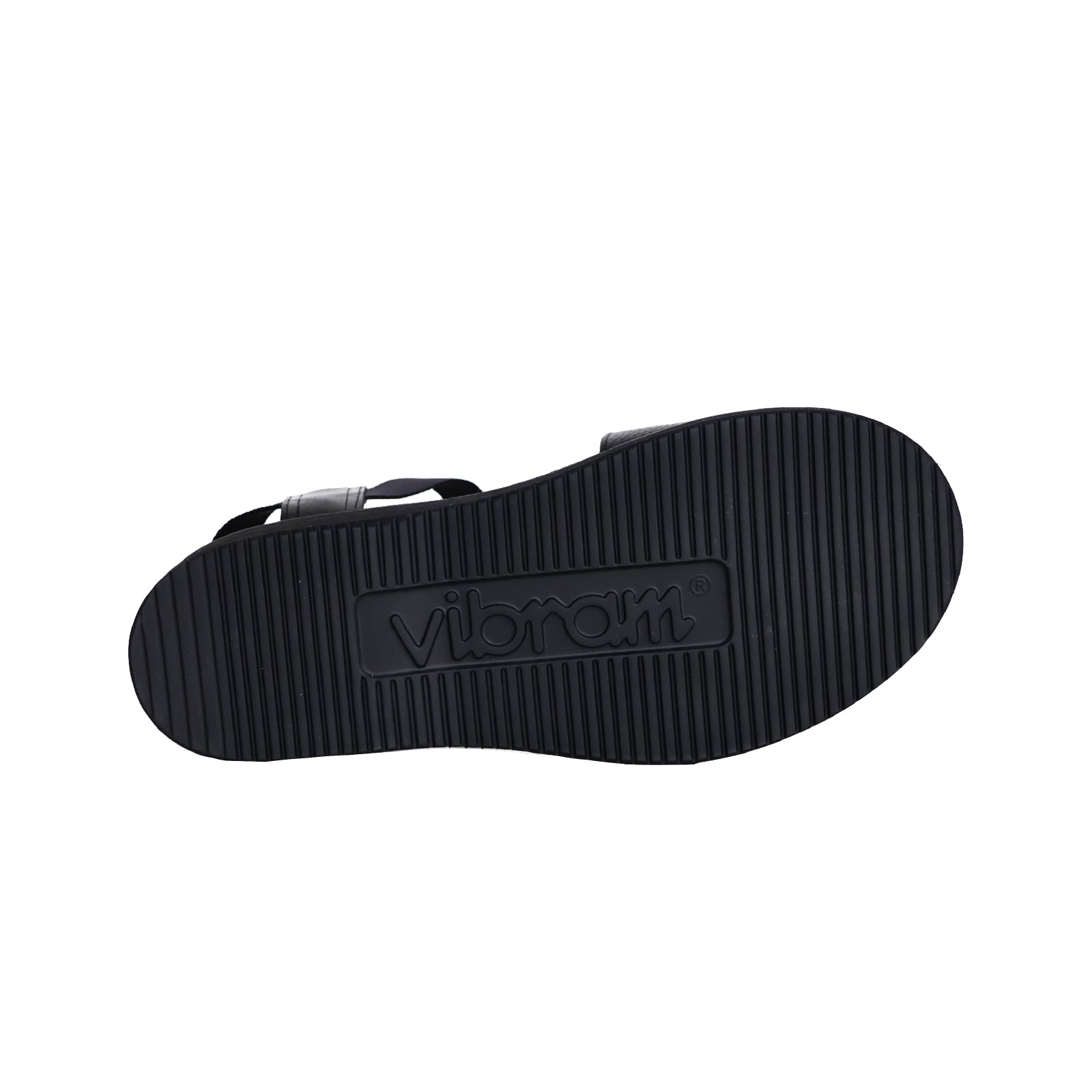 Sandals with Velcro Straps wide belt in Grain Leather