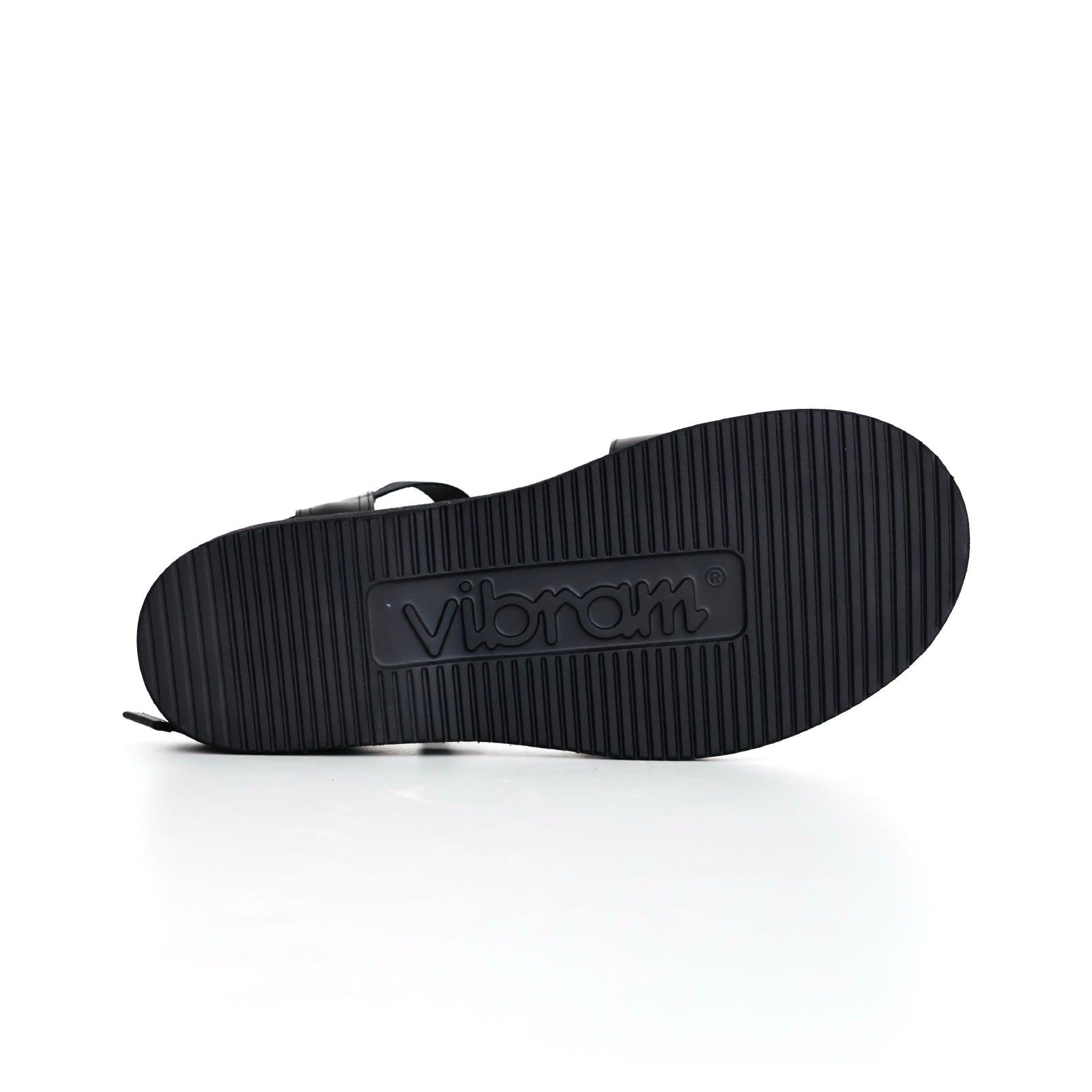 Sandals with Velcro Straps wide belt in smooth Leather
