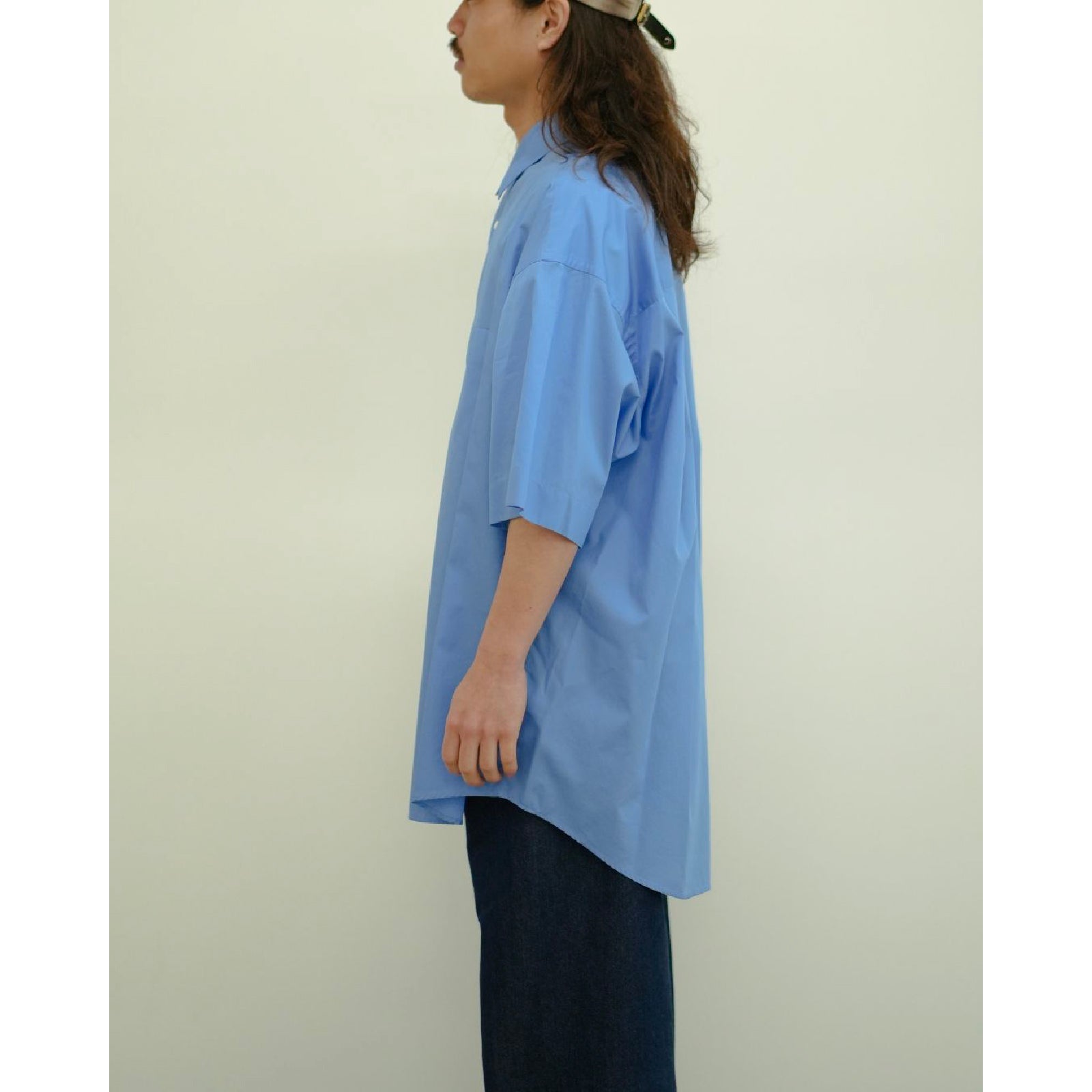 Broad S/S Oversized Regular Collar Shirt