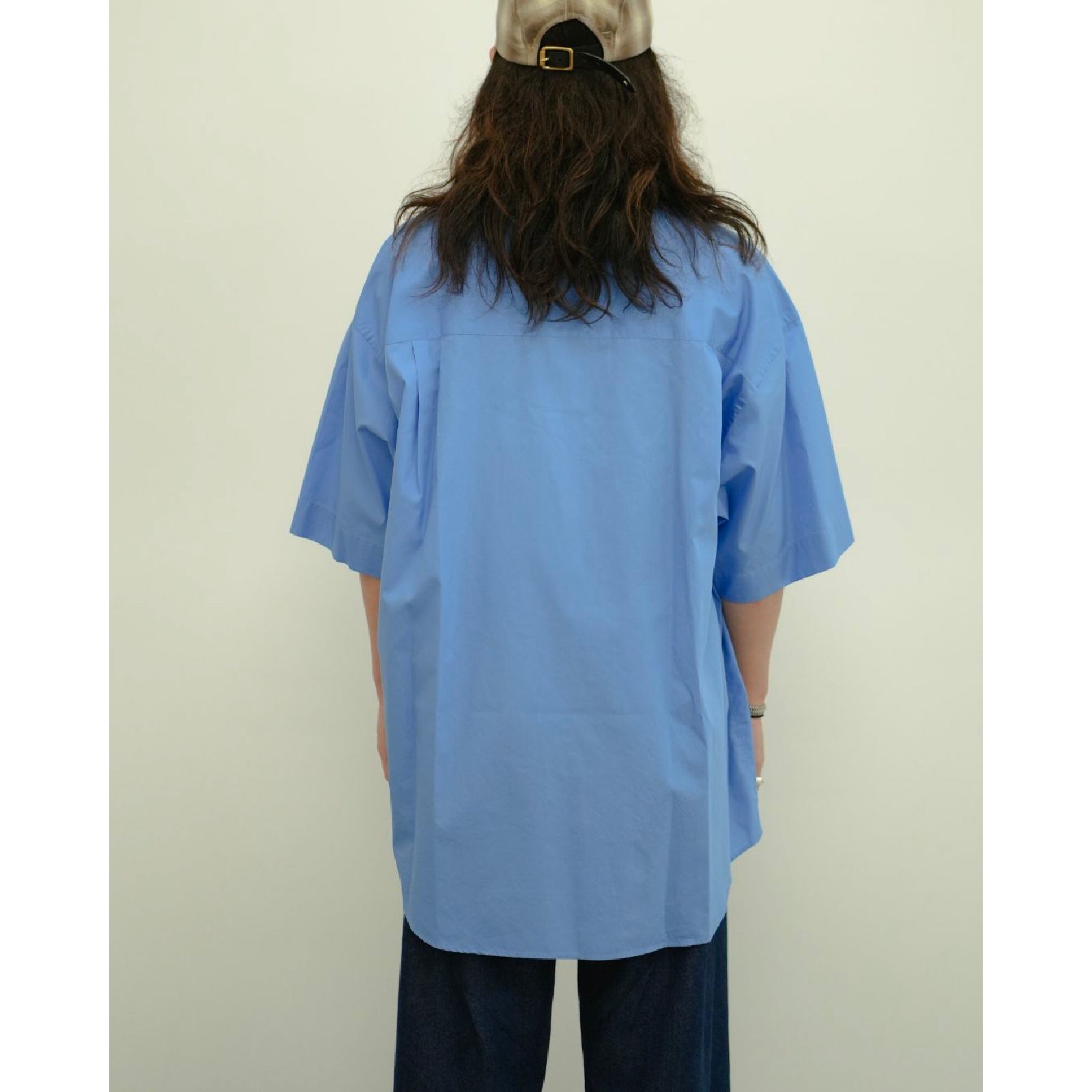 Broad S/S Oversized Regular Collar Shirt