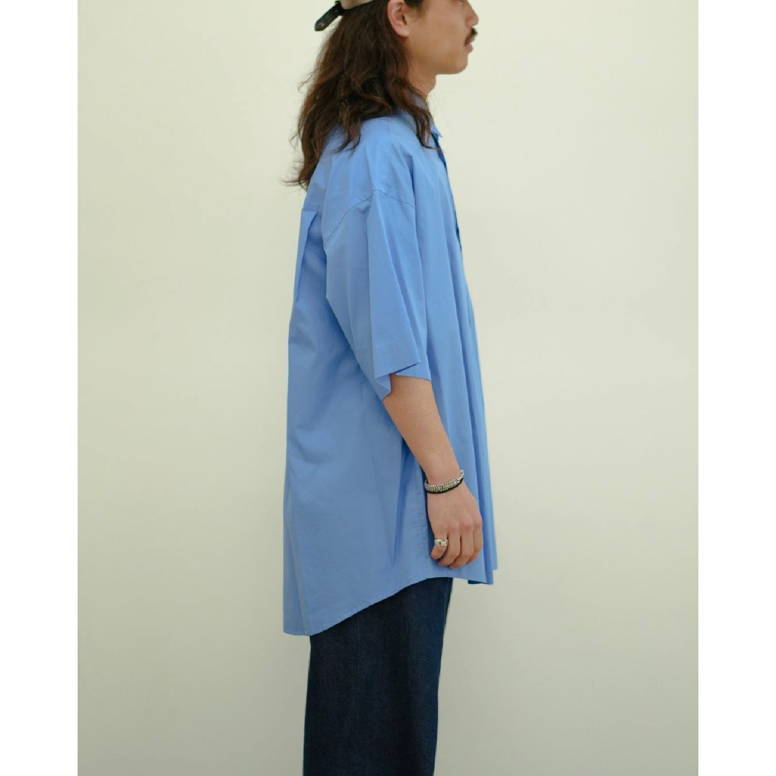 Broad S/S Oversized Regular Collar Shirt