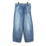 Selvage Denim Two Tuck Pants INDIGO_LIGHT FADE