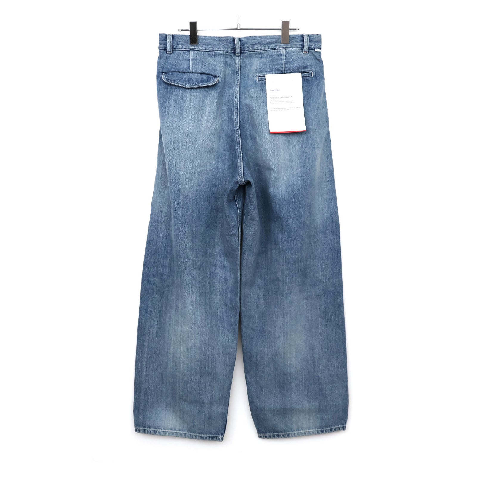 Selvage Denim Two Tuck Pants