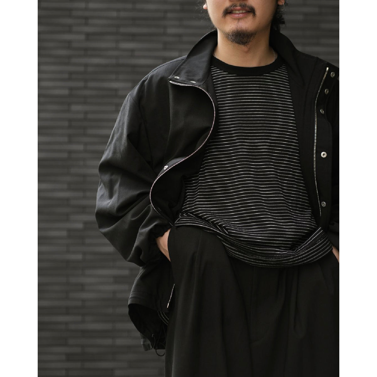 Wool Hopsack Track Jacket