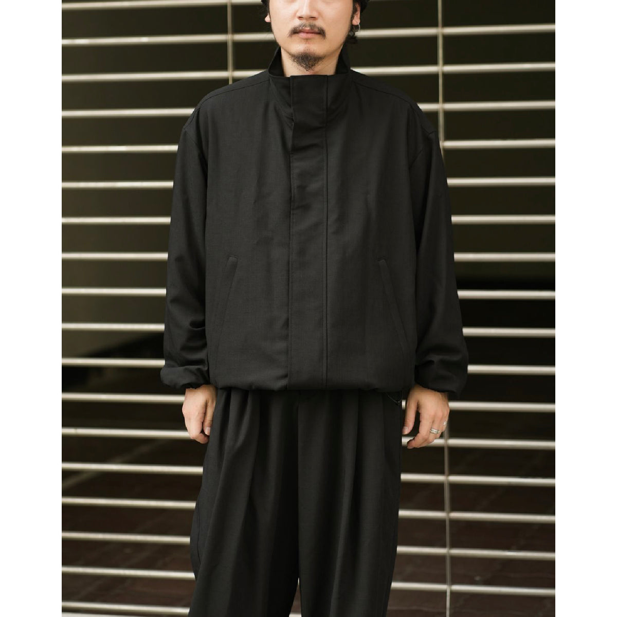 Wool Hopsack Track Jacket
