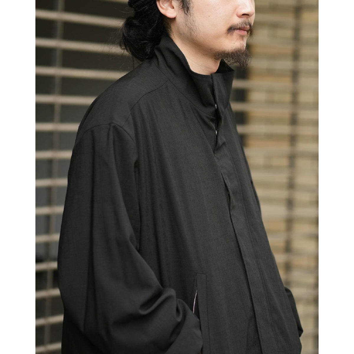 Wool Hopsack Track Jacket