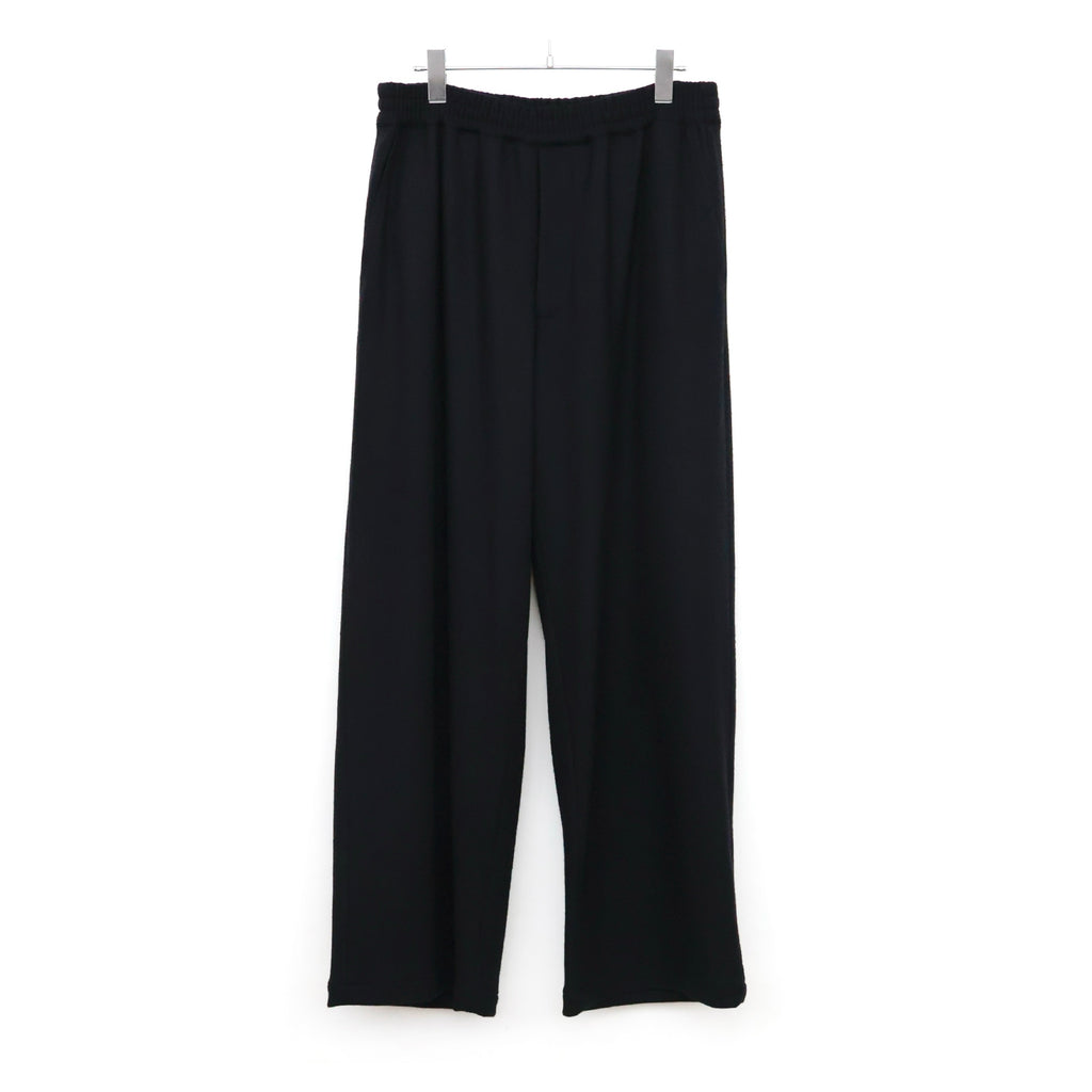 Wool Smooth Flannel Easy Wide Pants