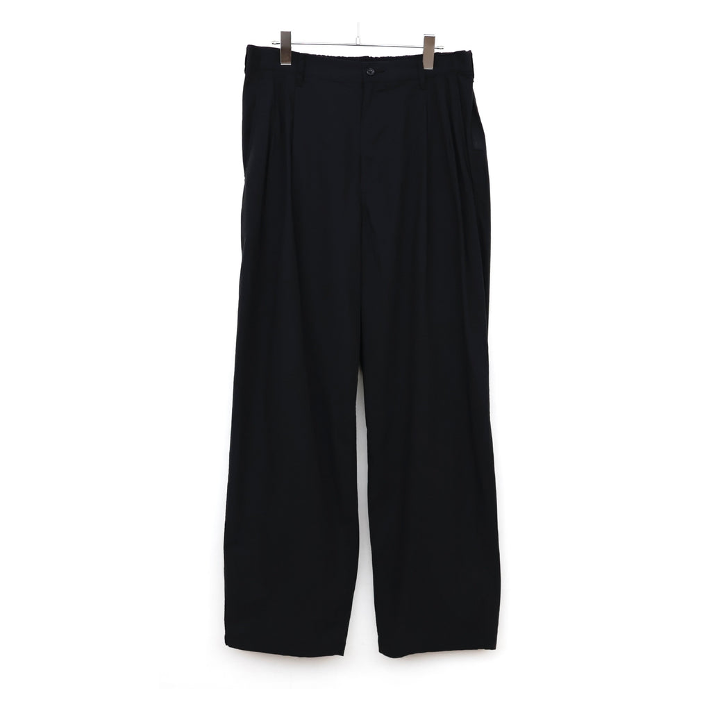Cotton Wool Poplin Oversized Slacks - ref. / Web Store