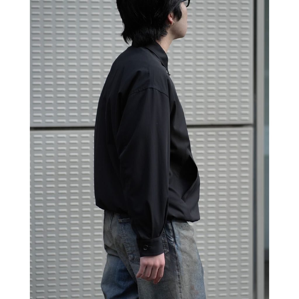 Brushed Cotton Gabardine Swing Top Jacket | ref. / Web Store