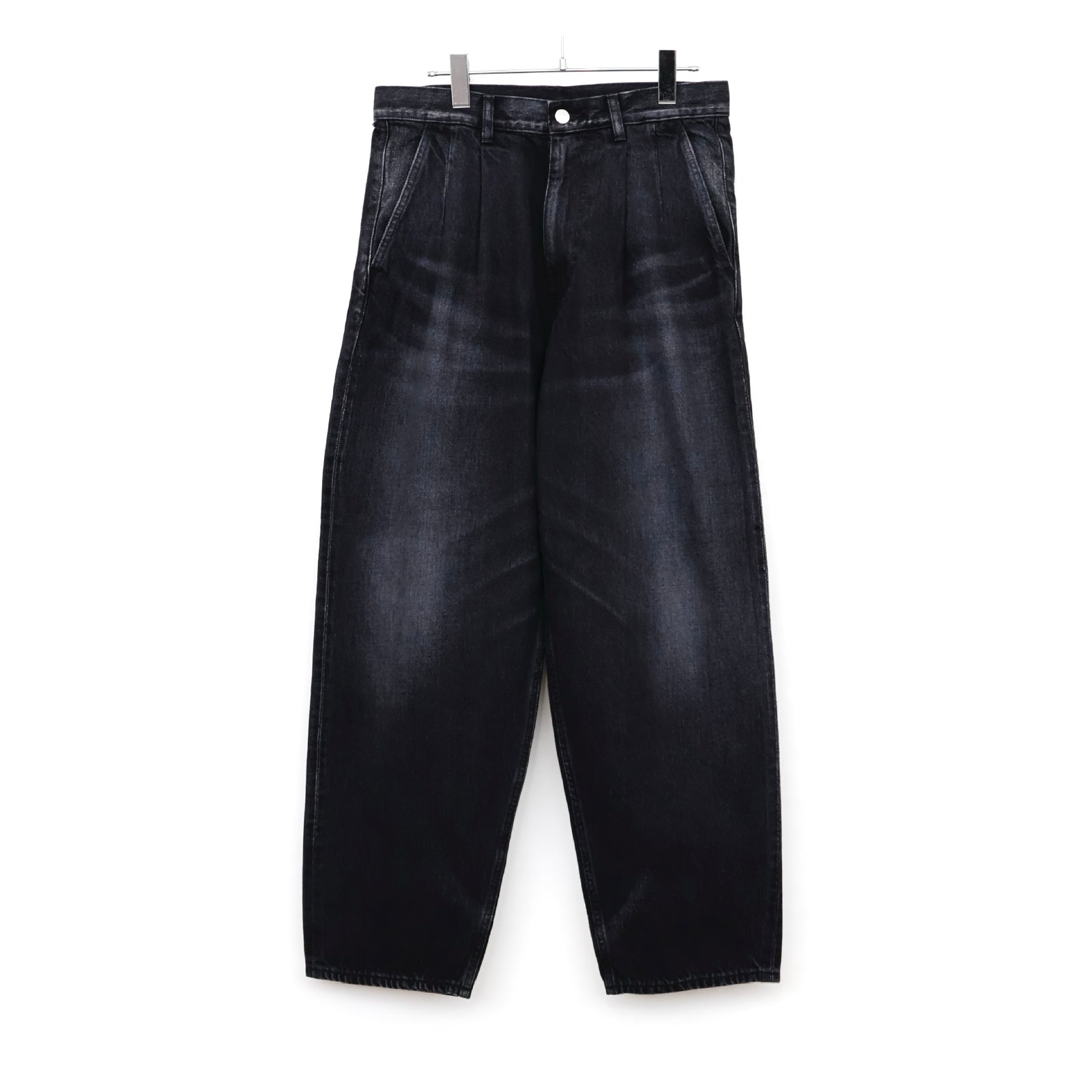 Selvage Denim Two Tuck Tapered Pants - ref. / Web Store