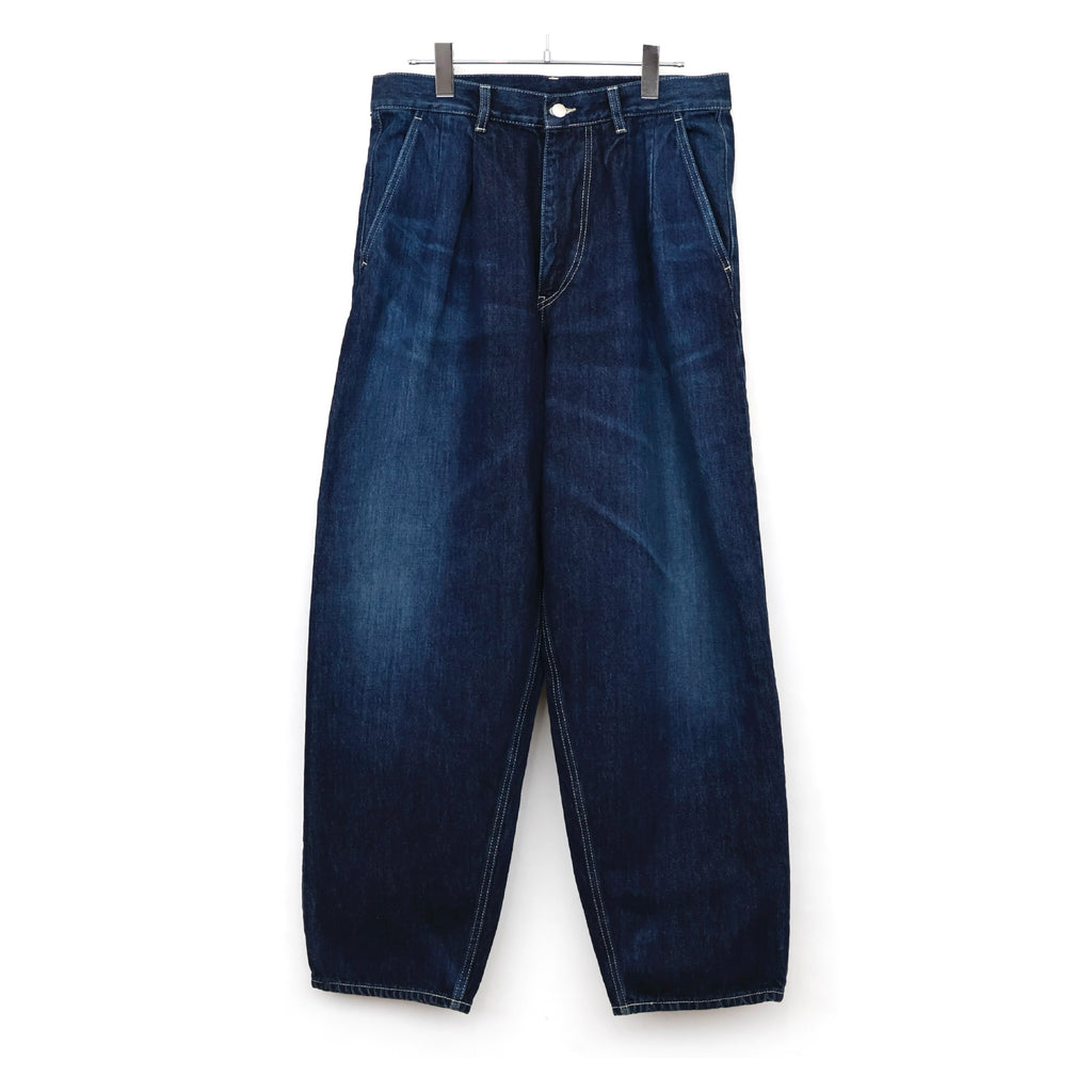 Selvage Denim Two Tuck Tapered Pants - ref. / Web Store