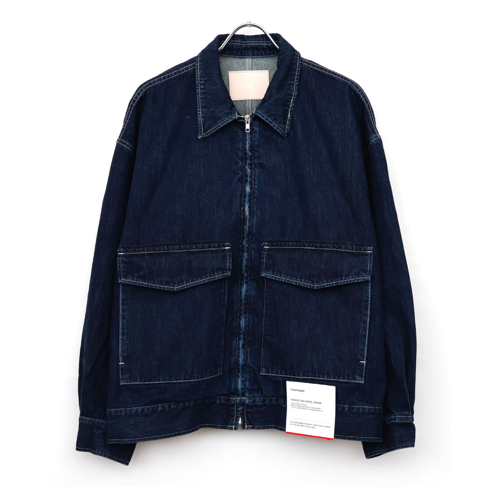 Selvage Denim Zip Jacket - ref. / Web Store
