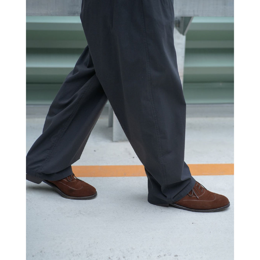 Cotton Wool Poplin Oversized Slacks - ref. / Web Store