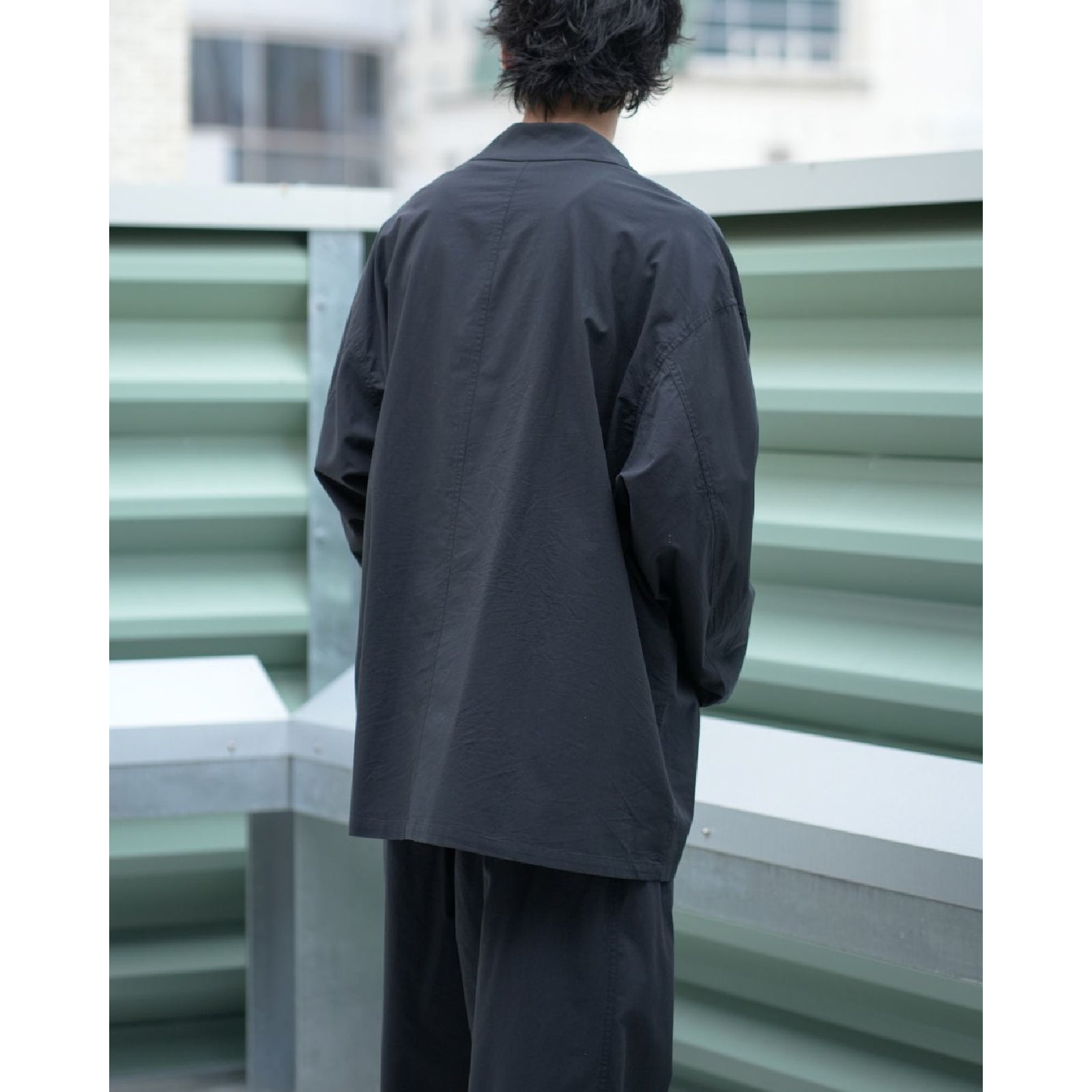 Cotton Wool Poplin Oversized Coverall - ref. / Web Store