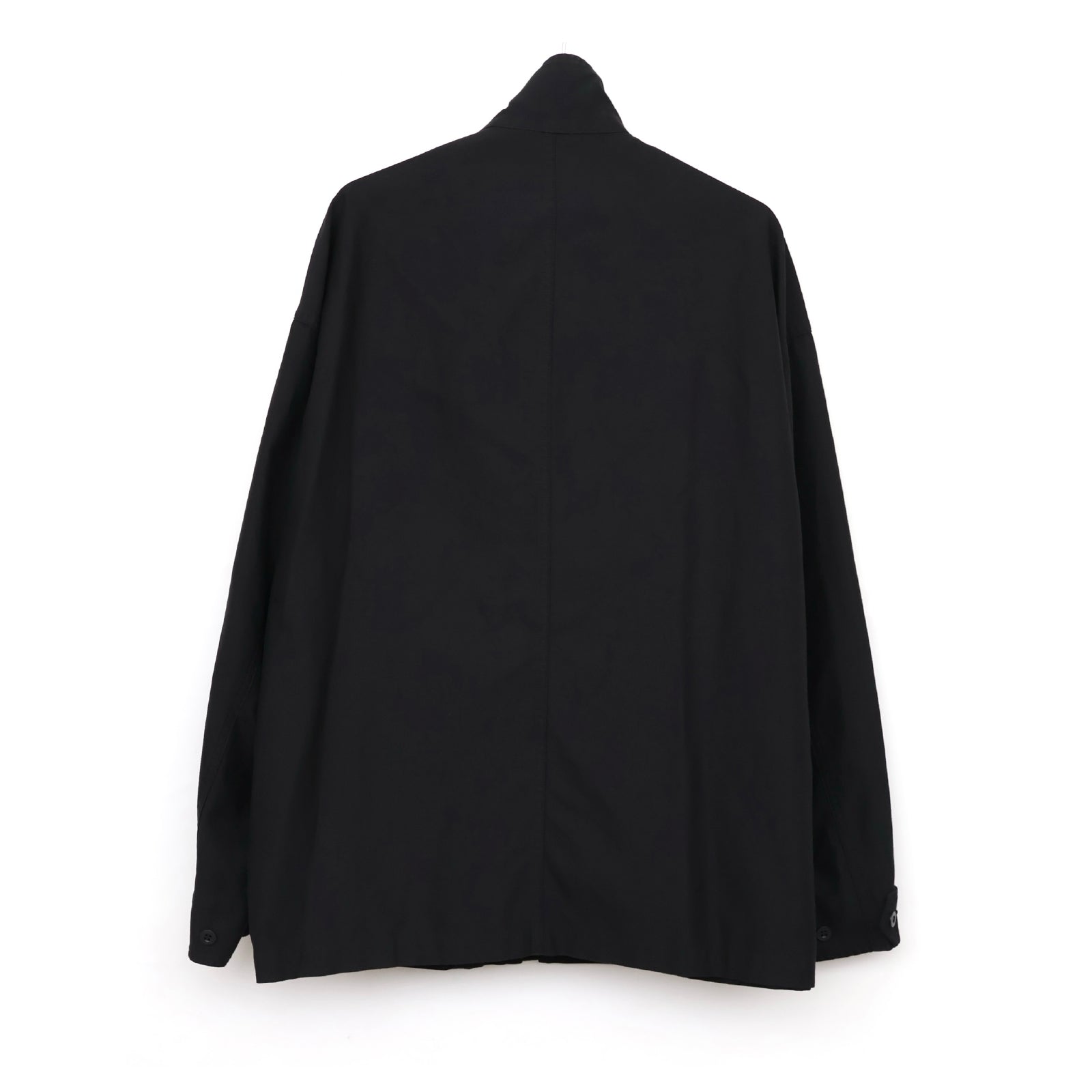 Cotton Cupro Back Satin Military Jacket