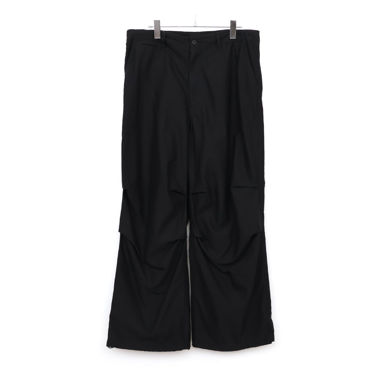 Cotton Cupro Back Satin Military Pants