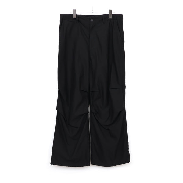 Cotton Cupro Back Satin Military Pants