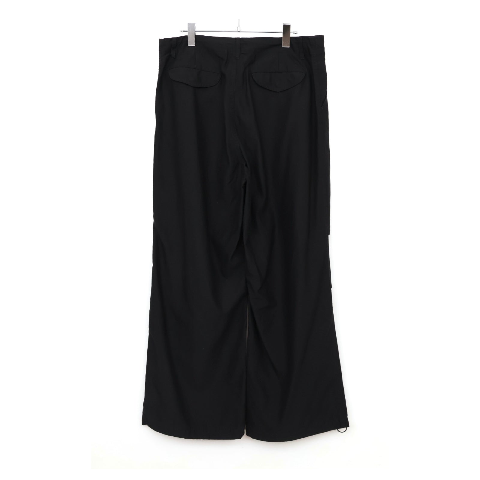 Cotton Cupro Back Satin Military Pants