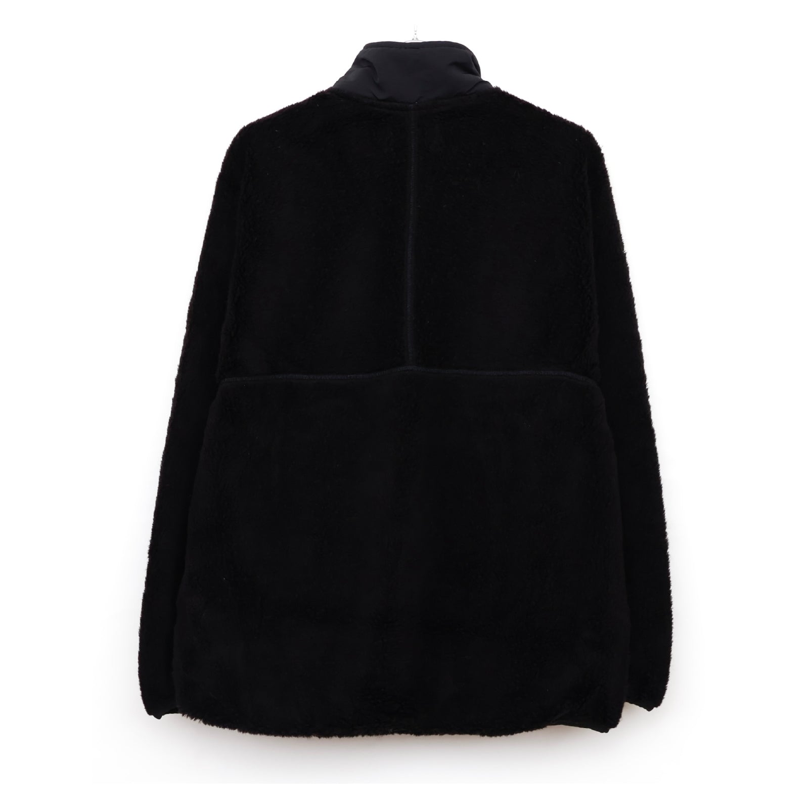 Wool Boa Zip-Up Blouson