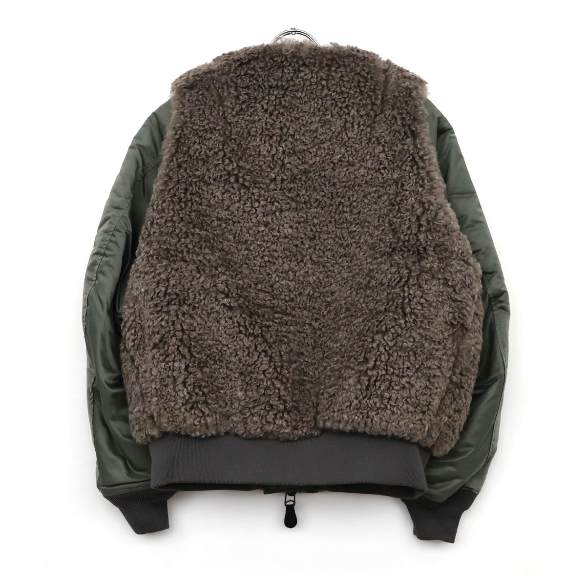 FAUX SHEARLING TYPE MA-1 JACKET