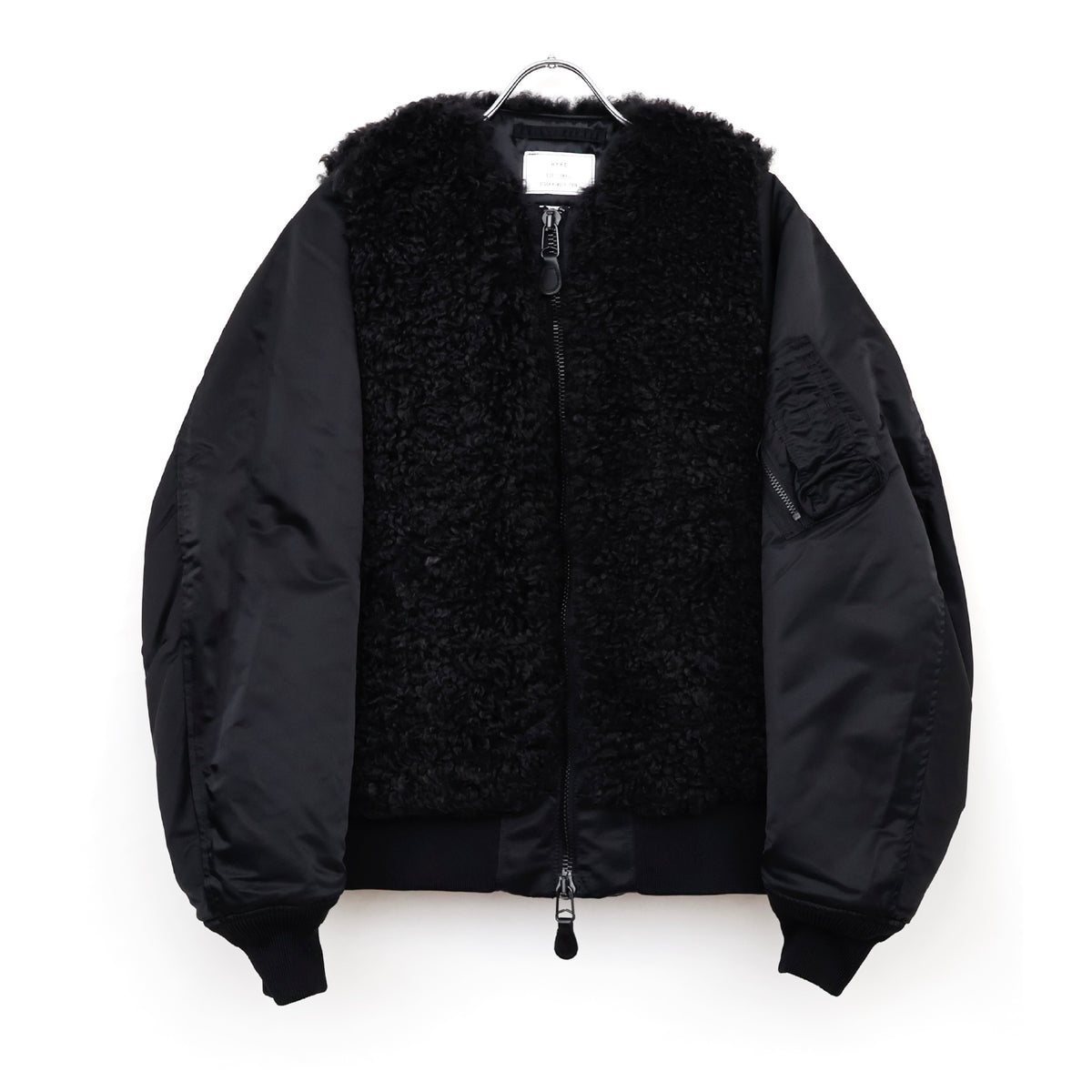 FAUX SHEARLING TYPE MA-1 JACKET