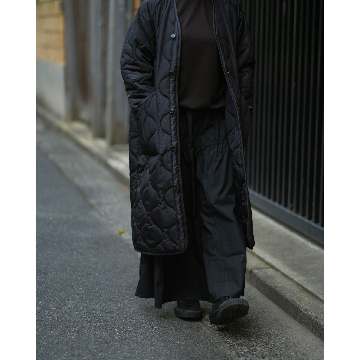 QUILTED LINER COAT