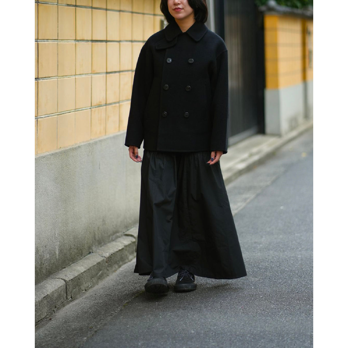 DOUBLE-FACED PEA COAT