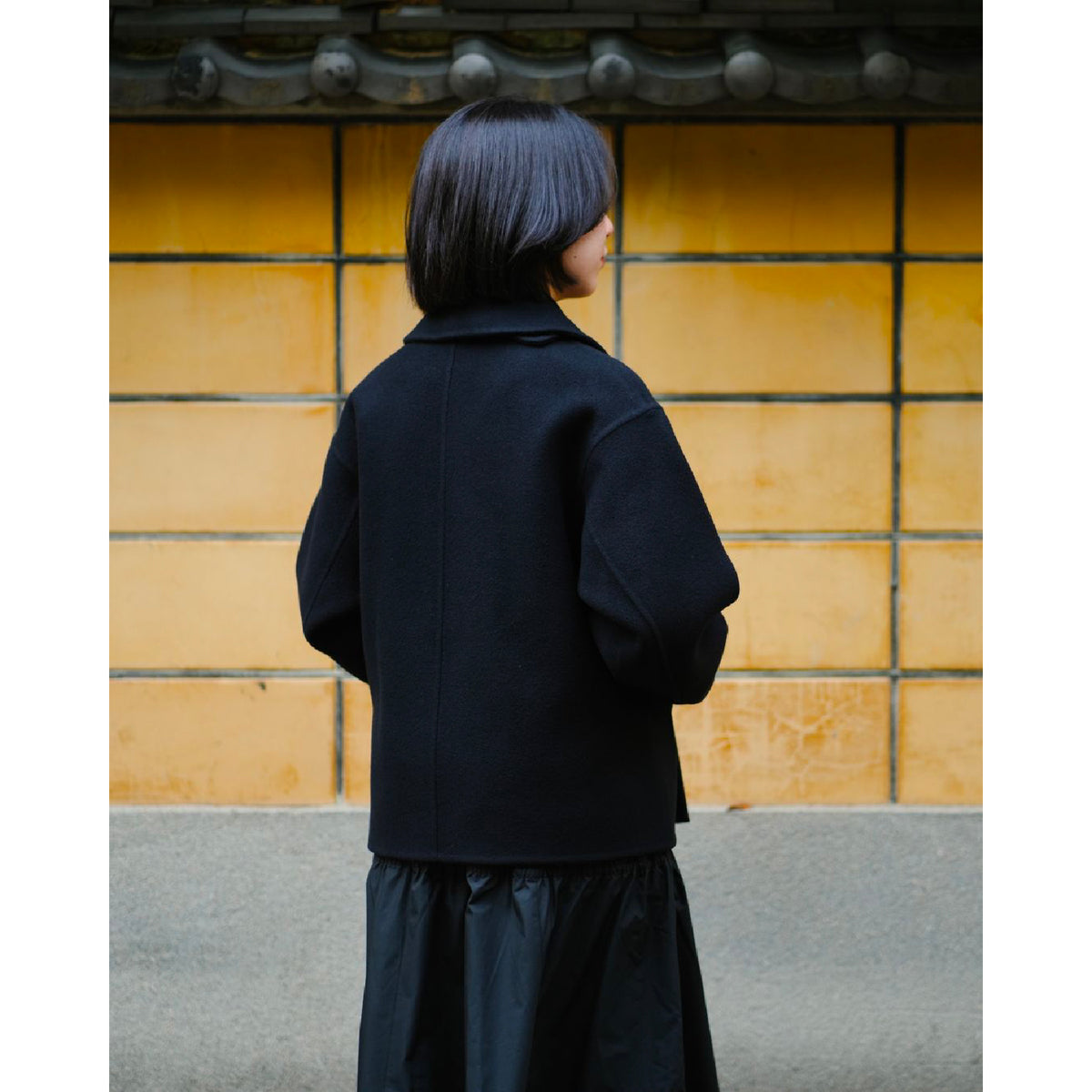 DOUBLE-FACED PEA COAT