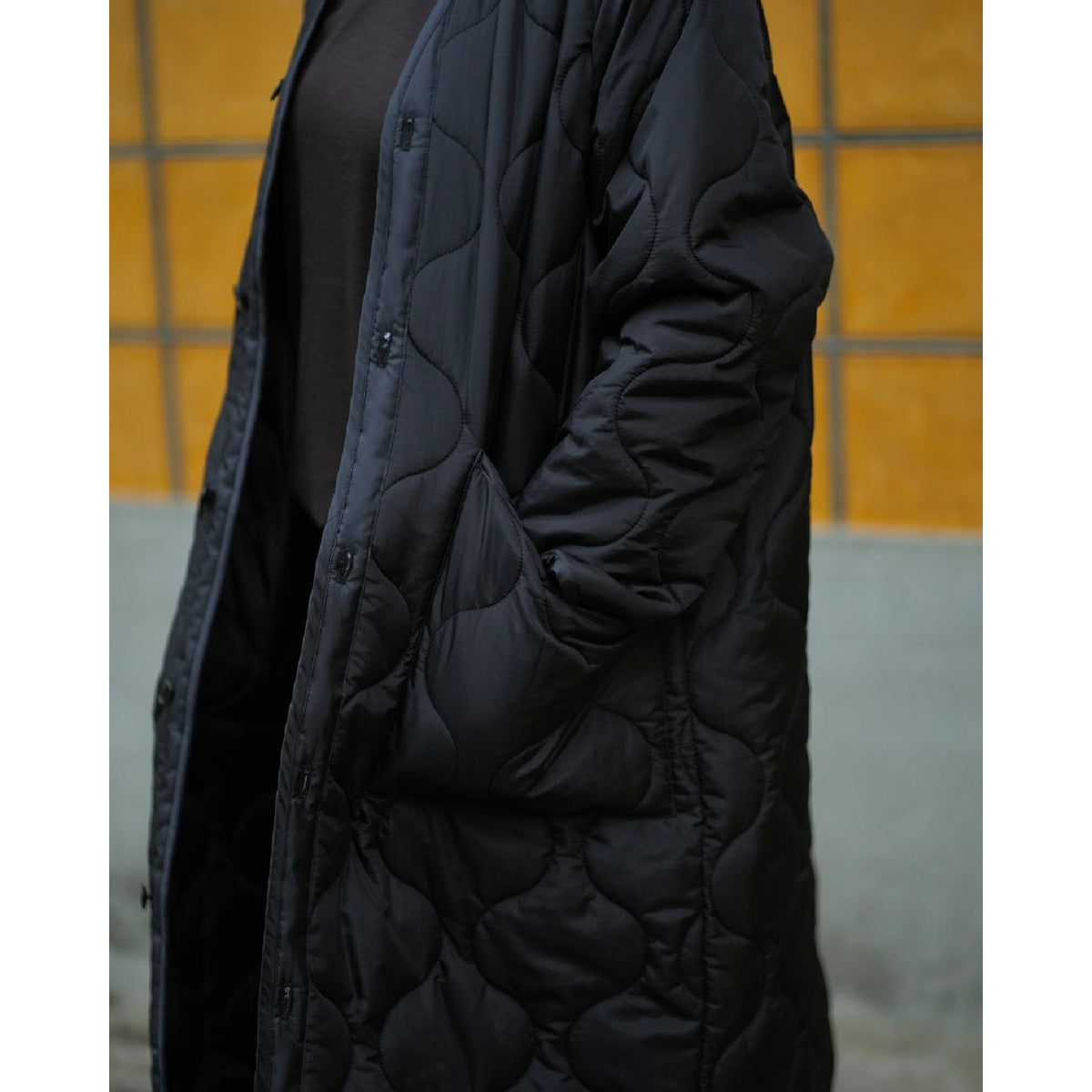 QUILTED LINER COAT