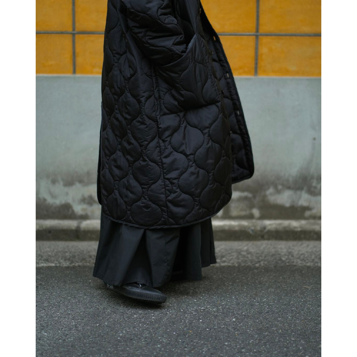 QUILTED LINER COAT