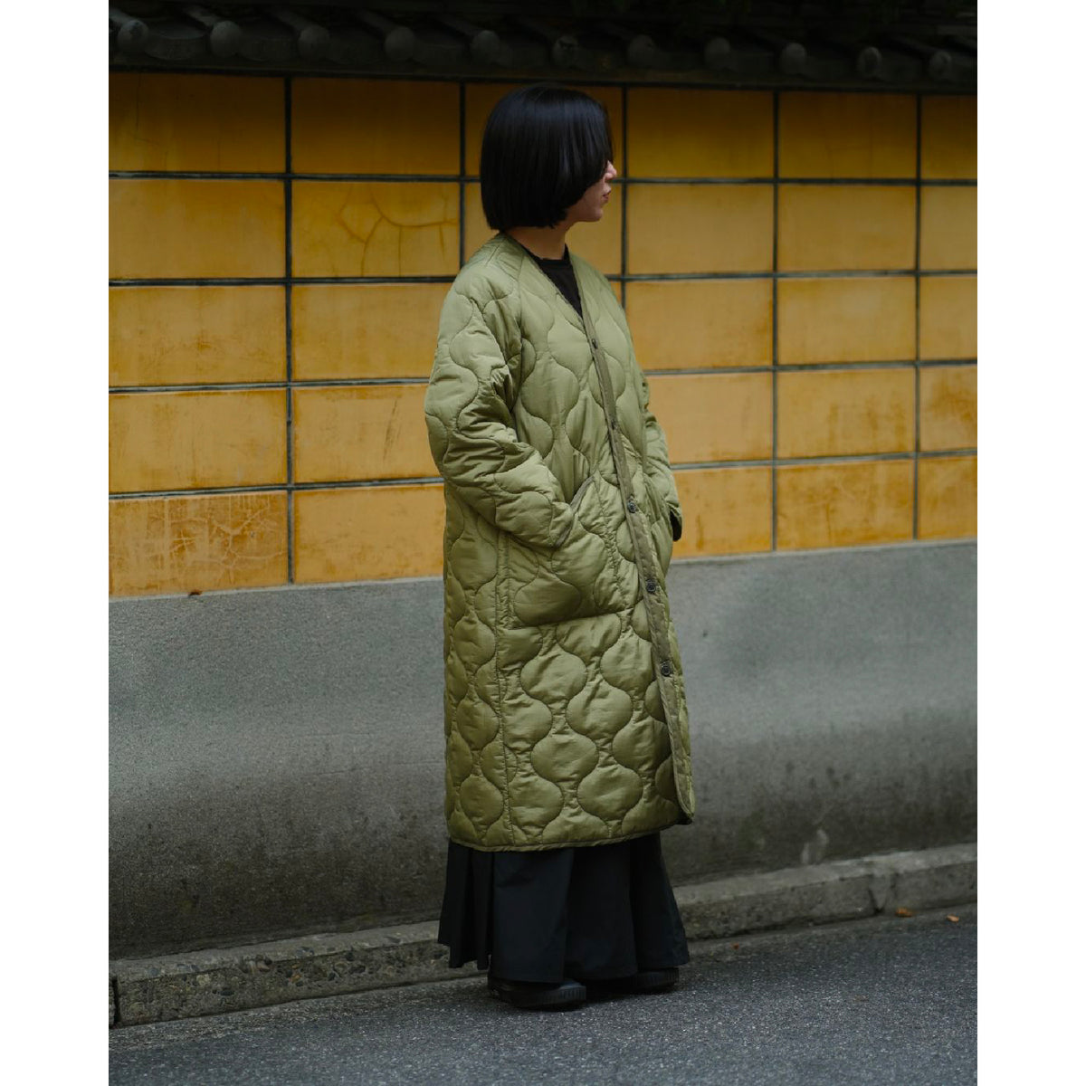 QUILTED LINER COAT