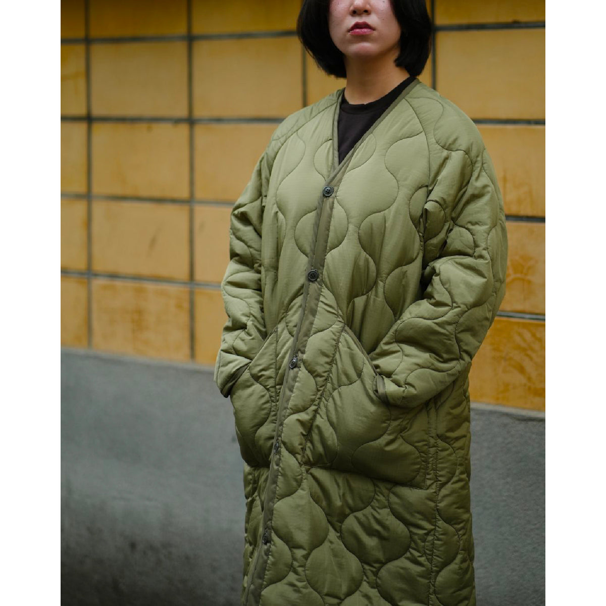 QUILTED LINER COAT